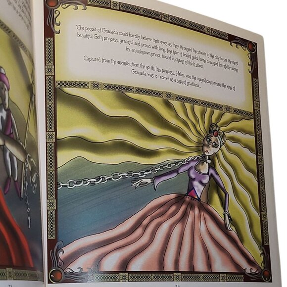 Tales In The Alhambra SC Book Cartoon Drawings 1st Ed Spanish / English language - Picture 6 of 8